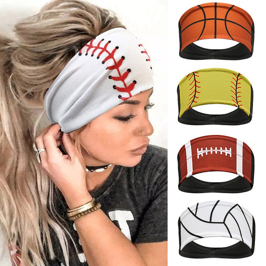 2023 Softball Sports Sweat Ball Headbands
